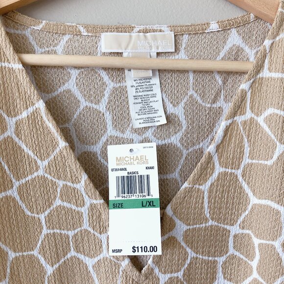 Michael Kors top cape L/XL Nwt - Picture 5 of 12